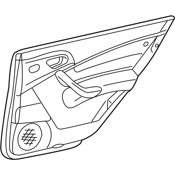 Mercedes-Benz 203-730-36-62-27-1A72 Door Trim Panel