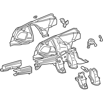 Mercedes-Benz 170-620-51-61 Apron Assembly