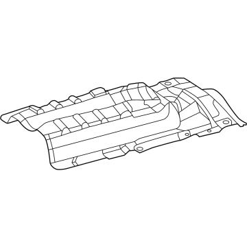 Mercedes-Benz GLC300 Exhaust Heat Shield - 254-680-73-04