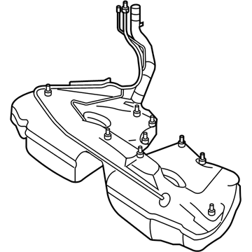 Mercedes-Benz CLK55 AMG Fuel Tank - 203-470-55-01