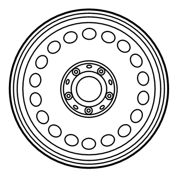 Mercedes-Benz 247-400-01-00-9040 Wheel, Spare