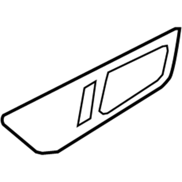 Mercedes-Benz 172-720-30-22-9D37 Trim Plate