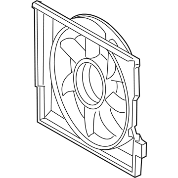 Mercedes-Benz CL65 AMG Cooling Fan Assembly - 211-500-22-93-80