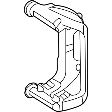 Mercedes-Benz EQS AMG Brake Caliper Bracket - 297-423-57-00