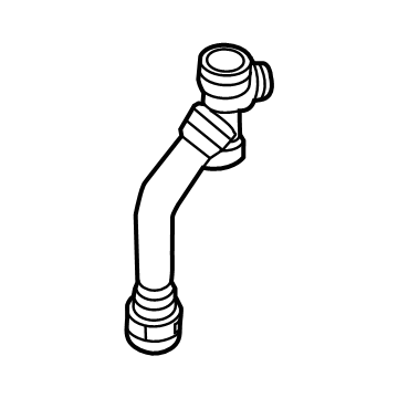 Mercedes-Benz 253-500-59-00 Coolant Hose