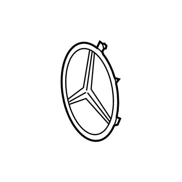 Mercedes-Benz 205-880-64-06 Emblem Assembly