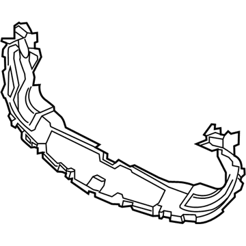 Mercedes-Benz 205-505-01-00 Air Duct