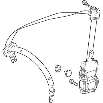 Mercedes-Benz 212-860-93-85-9C94 Lap & Shoulder Belt