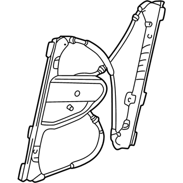 2005 Mercedes-Benz C240 Window Regulator - 203-720-32-46