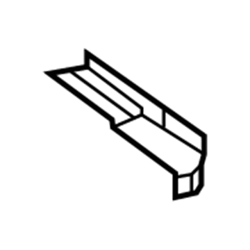 Mercedes-Benz 204-616-01-12 Reinforcement