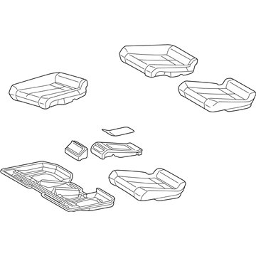 Mercedes-Benz 208-920-03-21-7D44 Cushion Assembly