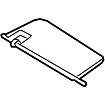 Mercedes-Benz 222-810-13-10-1C62 Sunvisor Extension