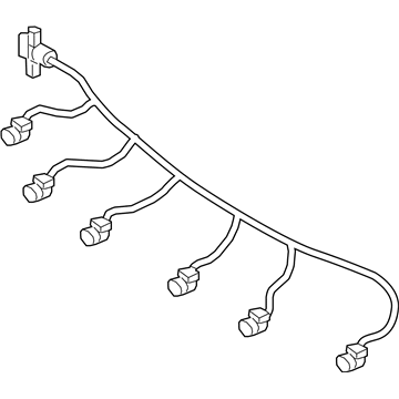 Mercedes-Benz 166-540-61-15-64 Wire Harness