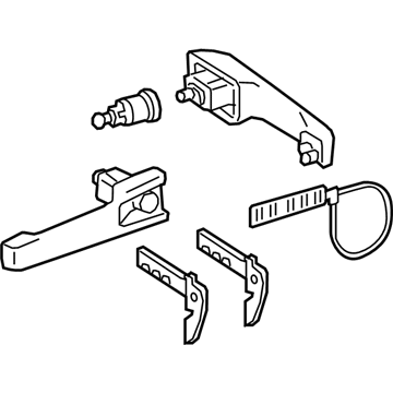 Mercedes-Benz 463-890-34-67 Lock Cylinder