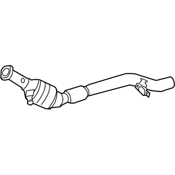 2016 Mercedes-Benz S63 AMG Catalytic Converter - 222-490-04-19