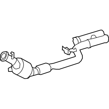 2016 Mercedes-Benz S63 AMG Catalytic Converter - 217-490-01-19