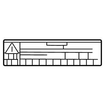 Mercedes-Benz 000-817-92-01 Caution Label