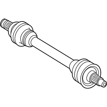 Mercedes-Benz 166-350-22-00 Axle Assembly