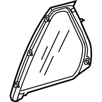 Mercedes-Benz 212-730-41-00-65 Fixed Glass