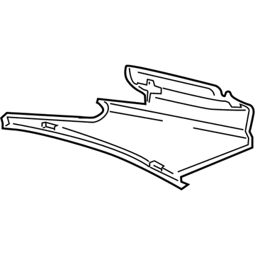 Mercedes-Benz 230-790-43-45-7J93 Side Trim