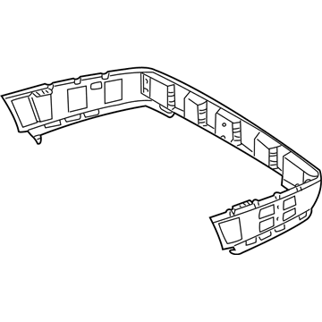 Mercedes-Benz 202-880-02-52-67 Impact Bar