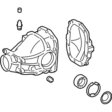 Mercedes-Benz 230-350-43-14 Differential Assembly