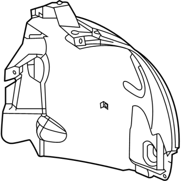 Mercedes-Benz 167-690-06-12 Rear Fender Liner