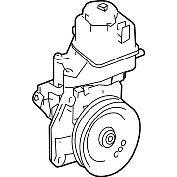 Mercedes-Benz E350 Power Steering Pump - 006-466-58-01-80