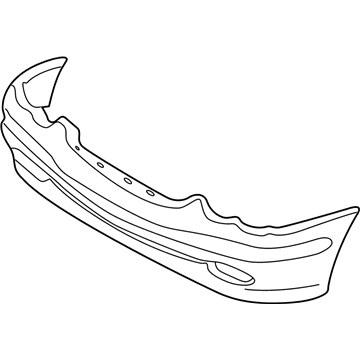 Mercedes-Benz 203-885-57-25 Bumper Cover