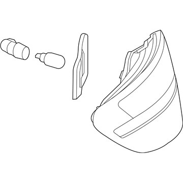2018 Mercedes-Benz SLC300 Back Up Light - 172-906-61-00