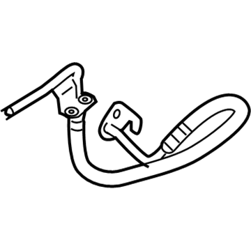 2009 Mercedes-Benz CL63 AMG Power Steering Hose - 221-460-34-24