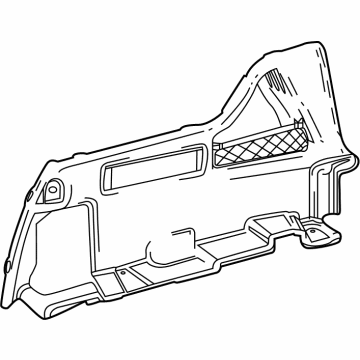 Mercedes-Benz 247-690-37-01-9E07 Trunk Trim Panel