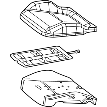 Mercedes-Benz 176-910-85-07-9G60 Cushion Assembly