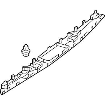 Mercedes-Benz 205-740-00-93-64 Handle Molding