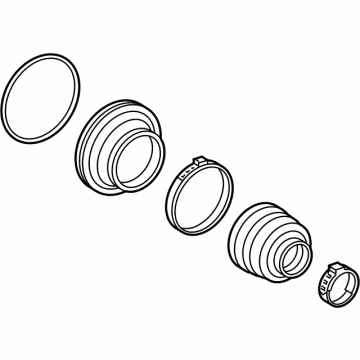 Mercedes-Benz 223-350-86-25 Inner CV Joint Boot