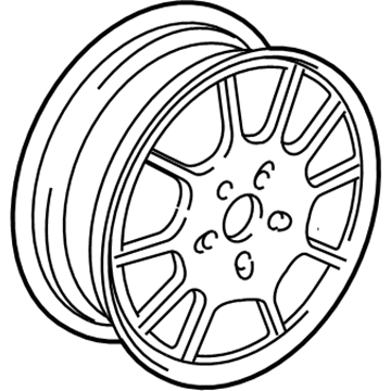 Mercedes-Benz 211-400-05-02 Wheel, Spare