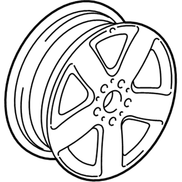 Mercedes-Benz 211-401-47-02-80 Wheel