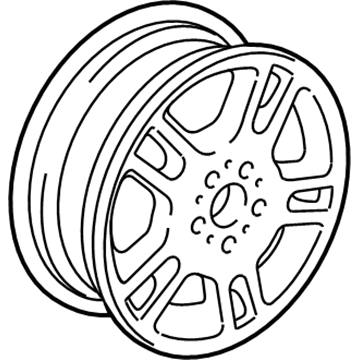 Mercedes-Benz 211-401-33-02 Wheel