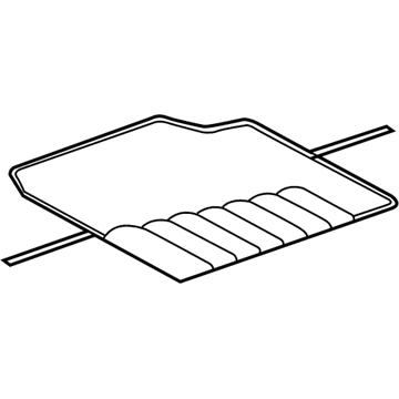 Mercedes-Benz 203-585-00-01 Tool Compartment