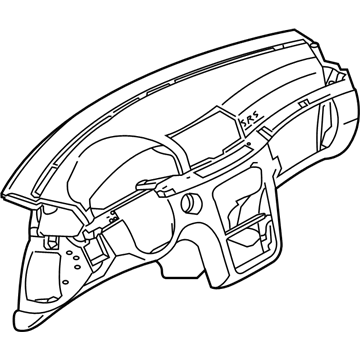 Mercedes-Benz 220-680-01-87-8H23 Instrument Panel