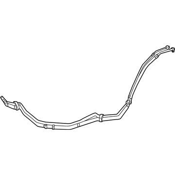 Mercedes-Benz GL550 A/C Hose - 166-830-60-15