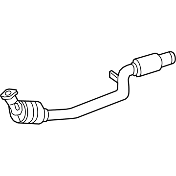 2019 Mercedes-Benz SLC43 AMG Catalytic Converter - 172-490-09-00