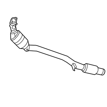 2020 Mercedes-Benz SLC43 AMG Catalytic Converter - 172-490-10-00