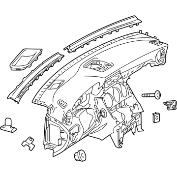 Mercedes-Benz GLC350e Instrument Cluster - 253-680-18-04-7C70