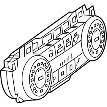 Mercedes-Benz 242-900-94-01 Dash Control Unit