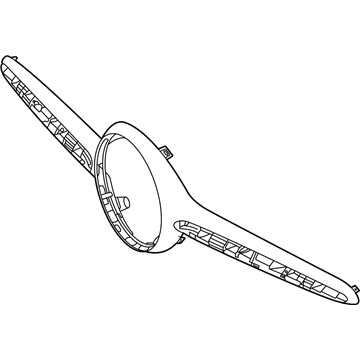 Mercedes-Benz 118-888-11-00-9040 Center Molding