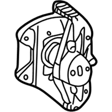 Mercedes-Benz CL500 Brake Caliper - 002-420-66-83