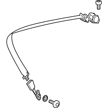 Mercedes-Benz 221-860-21-85-05-7F03 Lap & Shoulder Belt