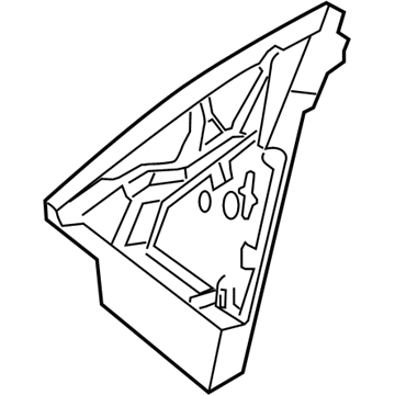 Mercedes-Benz 204-811-10-98-64 Mirror Base Gasket