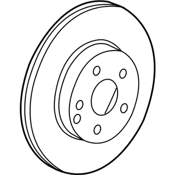 2014 Mercedes-Benz CLA45 AMG Brake Disc - 176-421-02-12